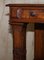 Antique Renaissance Revival Burr Walnut Pugin Gothic Writing Table, 1850s 9