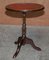 Table d'Appoint Tripode Vintage en Bois Dur Oxblood, Angleterre 11