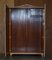 Large Light Walnut Wardrobe, 1940s 9