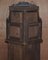 Antique Italian Hardwood & Boxwood Inlay Mirrored Back Corner Cabinet, 1880s 13