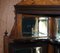 Antique Italian Hardwood & Boxwood Inlay Mirrored Back Corner Cabinet, 1880s 5