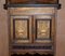 Antique Italian Hardwood & Boxwood Inlay Mirrored Back Corner Cabinet, 1880s 8