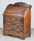 Victorian Carved Oak Secretaire, 1880s, Image 3