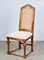 Walnut Parquetry Inlaid Dining Table and Chairs, Set of 7 12