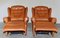 Tan Leather Electric Recliner Armchairs, Image 10