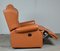 Elektrische verstellbare Sessel aus hellbraunem Leder 4