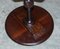 Antique Georgain / Victorian Stamped Hardwood Tripod Side Table, Image 10