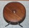 Antique Georgain / Victorian Stamped Hardwood Tripod Side Table, Image 3