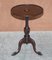 Antique Georgain / Victorian Stamped Hardwood Tripod Side Table, Image 2