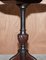 Antique Georgain / Victorian Stamped Hardwood Tripod Side Table, Image 7