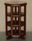 Inlaid Octagonal Revolving Bookcase 12