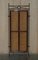 Vintage Wrought Iron, Bergere & Hardwood Triple Panel Room Divider 19