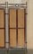 Vintage Wrought Iron, Bergere & Hardwood Triple Panel Room Divider 6