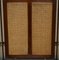 Vintage Wrought Iron, Bergere & Hardwood Triple Panel Room Divider, Image 11