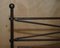 Vintage Wrought Iron, Bergere & Hardwood Triple Panel Room Divider, Image 14