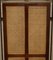 Vintage Wrought Iron, Bergere & Hardwood Triple Panel Room Divider 8