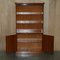 Yew Wood Open Library Bookcase from Bradley, England 18