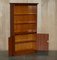 Yew Wood Open Library Bookcase from Bradley, England, Image 17