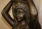 Estatua de Herm de cariátide italiana antigua tallada a mano de madera dorada, 1880, Imagen 6