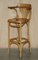 Bentwood Bar Stools & Cast Iron Cocktail Bar Top from Thonet, Set of 3 13