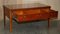 Burr Yew Wood Two Drawer Coffee Table & Butlers Serving Trays from Bradley Furniture 12
