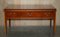 Burr Yew Wood Two Drawer Coffee Table & Butlers Serving Trays from Bradley Furniture 2