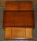 Burr Yew Wood Two Drawer Coffee Table & Butlers Serving Trays from Bradley Furniture 11