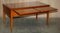Burr Yew Wood Two Drawer Coffee Table & Butlers Serving Trays from Bradley Furniture 14