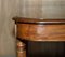 Mesa de comedor George III antigua de madera maciza flameada, 1820, Imagen 6