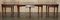 Mesa de comedor George III antigua de madera maciza flameada, 1820, Imagen 14