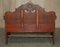 Antique Victorian Flamed Hardwood Double Bed Frame, 1880s 15