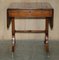 Antique Regency Extending Sofa Table with Chess Board, 1810s 3