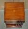 Antique Victorian Walnut Revolving Bookcase, 1880s, Image 10