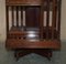 Antique Victorian Walnut Revolving Bookcase, 1880s, Image 5