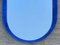 Espejo de pared Mid-Century moderno en azul cobalto de Veca, Italia, Imagen 3