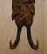Antique Musical Black Forest Hand Carved Fox Whip Hook, 1880 3