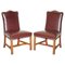 Leather Spencer House Office Chairs, Set of 2 1