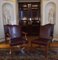 Leather Spencer House Office Chairs, Set of 2 2