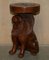 Tabourets de Lion Vintage Sculptés à la Main avec Décoration Ornée, Set de 2 14
