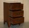 Military Campaign Side Table with Drawers, 1940s 17