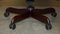 Vintage Ochsenblut Chesterfield Bürodrehstuhl aus Leder 8