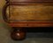 Large Six Drawer Stack of Scholars Library Books Coffee Table with Brown Leather Top 19