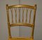 Antique Spencer House Bergere Banque Chair in Giltwood, 1900s 4