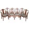 Antique Dining Chairs in the style of George Hepplewhite, 1880s, Set of 8 1