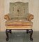 Antique George III Hand Carved Lions Paw Armchairs, 1780s, Set of 2 16