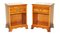 Vintage Burr Yew Wood Side Tables, Set of 2 1