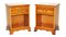 Vintage Burr Yew Wood Side Tables, Set of 2, Image 1