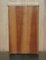 Secretaire vintage in legno massello con ripiano in marmo cromato e cassetti, Immagine 13