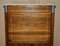 Vintage Hardwood Marble Topped Chrome Drop Front Secretaire with Drawers, Image 3