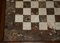 Vintage Schachbrett Couchtisch mit Marmorplatte & ebonisiertem Schachspiel, 33 16
